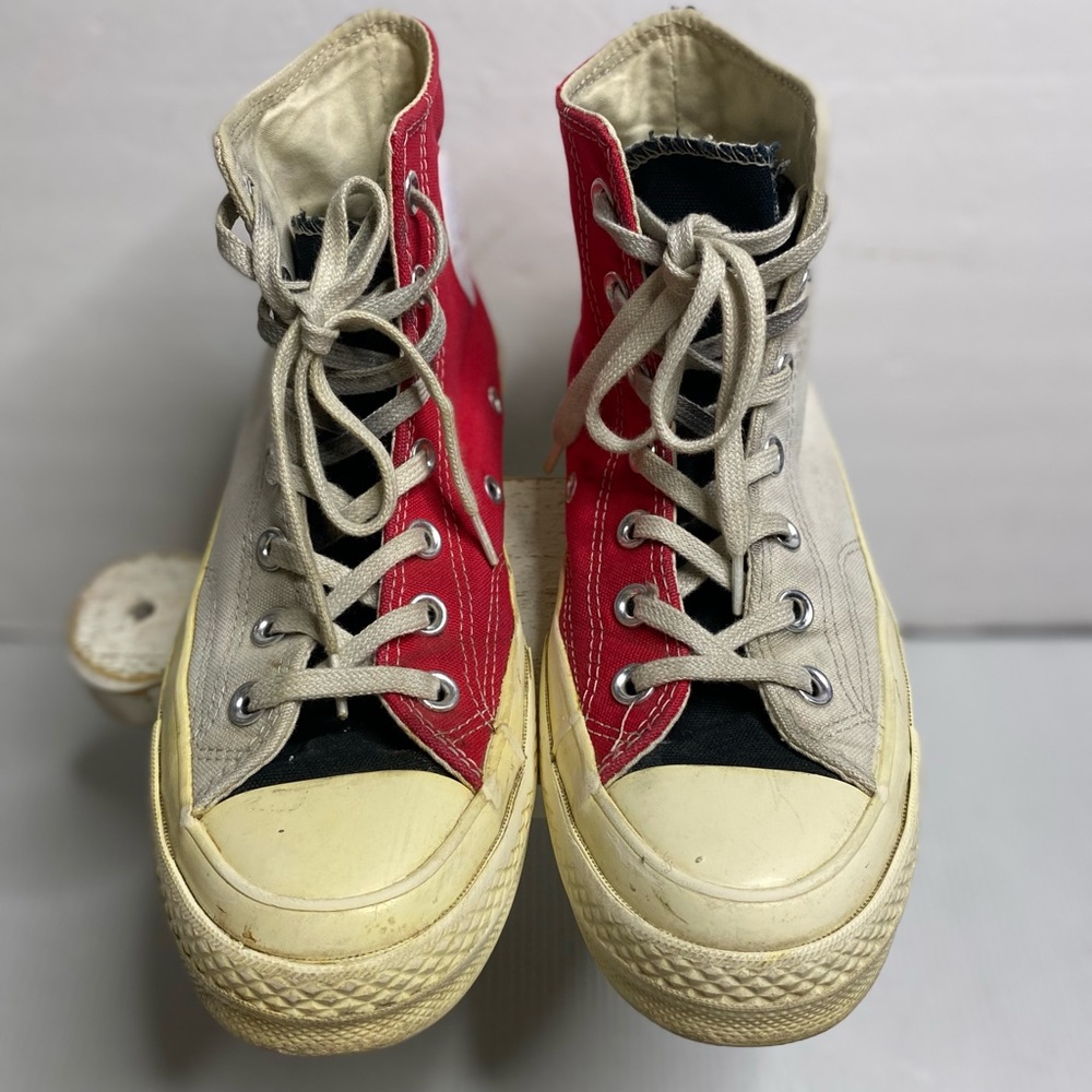 Converse Chuck Taylor High-Top Canvas Sneakers Womens 8 Mens 6 Distressed Skater